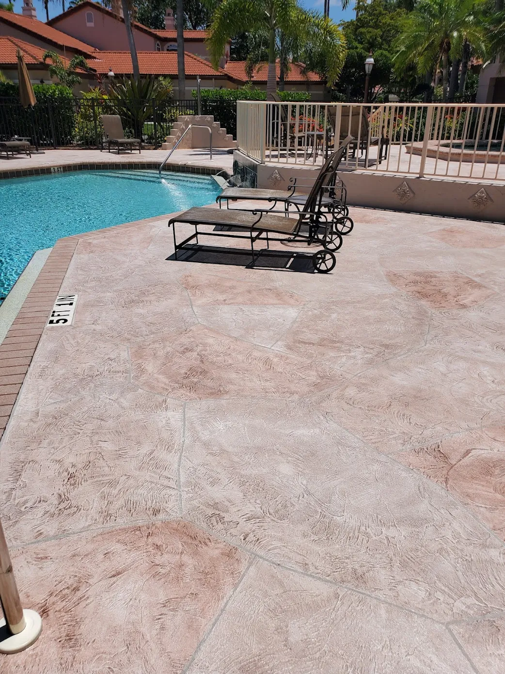 condo project resurfaced pool deck