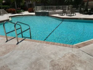 condo project resurfaced pool deck