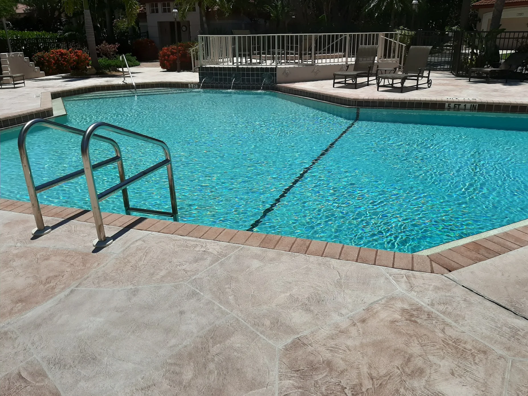 condo project resurfaced pool deck