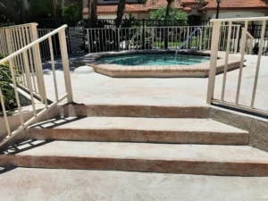 condo project resurfaced pool deck