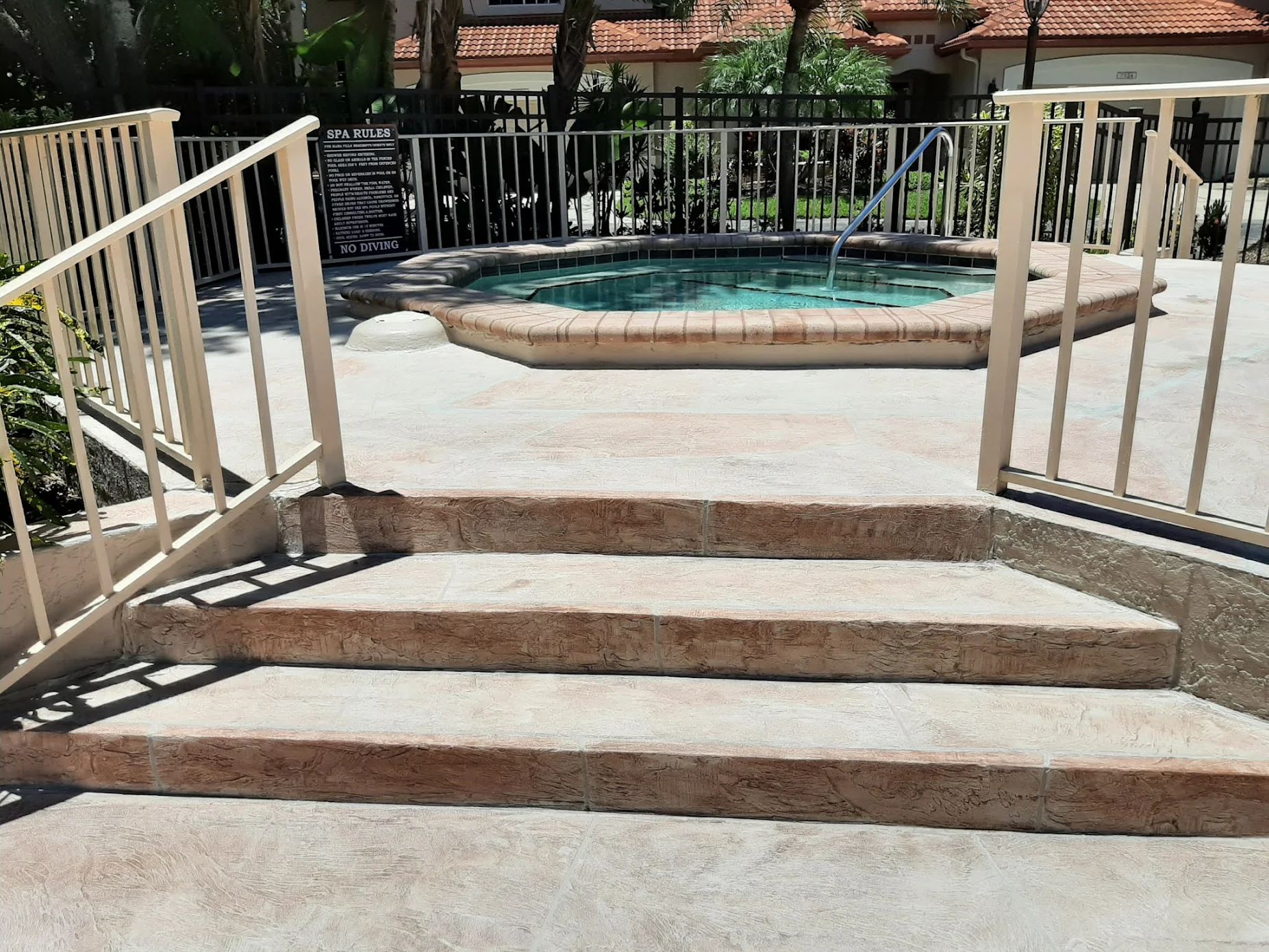 condo project resurfaced pool deck