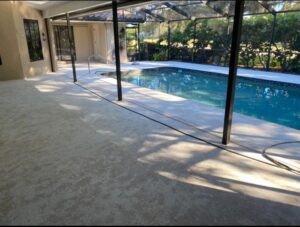 pool deck resurfacing example after
