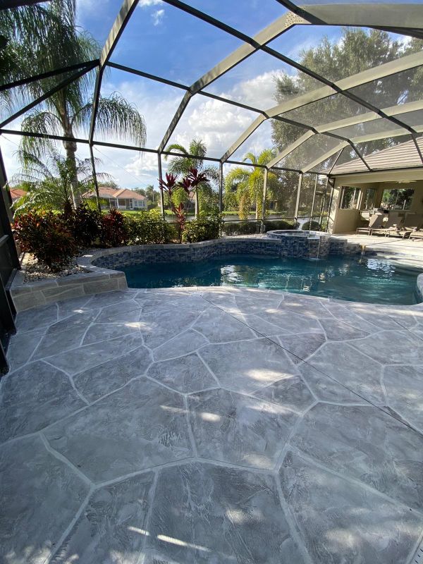 pool deck resurfacing project example