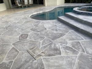 pool deck resurfacing project example