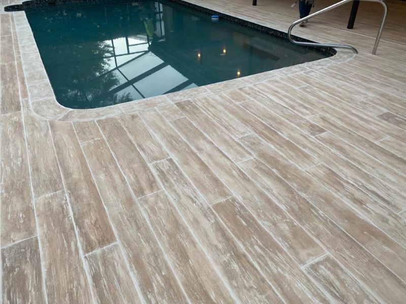 pool deck resurfacing project example