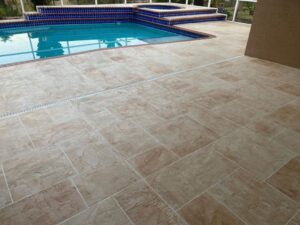 pool deck resurfacing project example