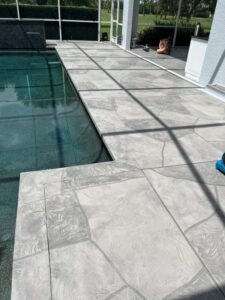 pool deck resurfacing project example
