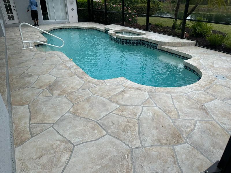 pool deck resurfacing project example
