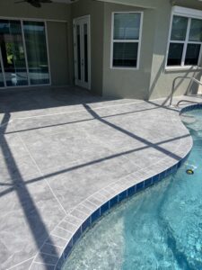 pool deck resurfacing project example