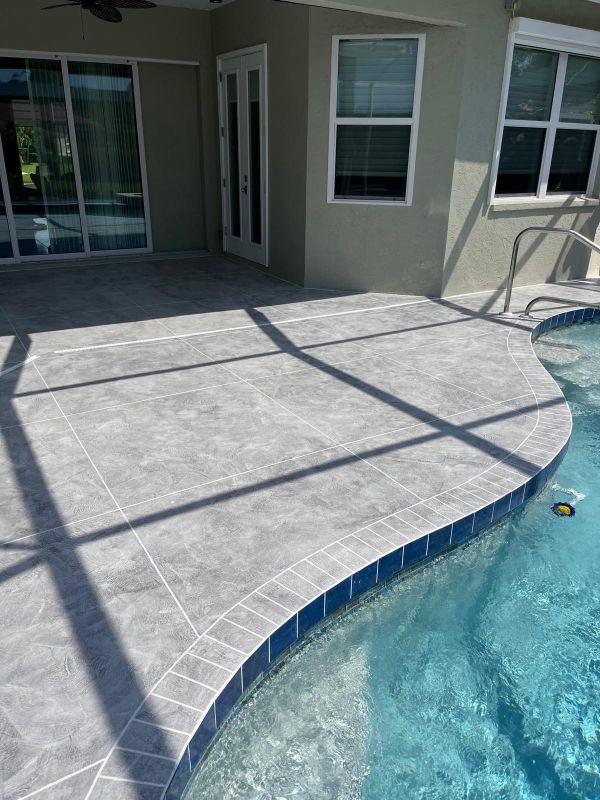 pool deck resurfacing project example