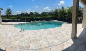 pool deck resurfacing project example